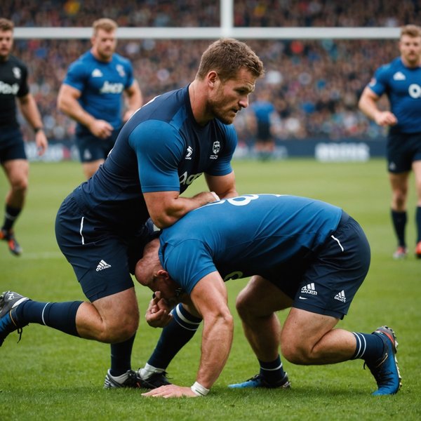 Quels exercices de musculation peuvent aider à renforcer les muscles du bas du dos chez les joueurs de rugby?